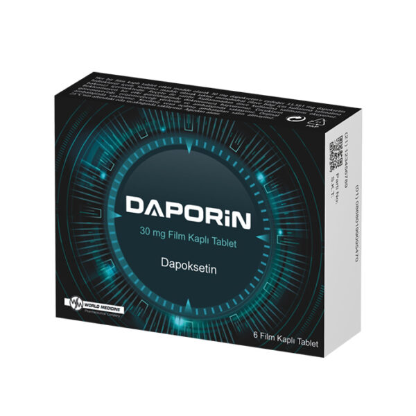 Daporin 30 Mg Dapoksetin 6 Film Tablet Fiyat Eczane Ucuz Satışı