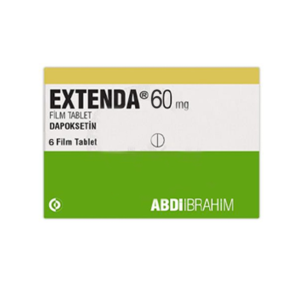 Extenda 60 Mg Dapoksetin 6 Film Tablet En Ucuz Fiyatla Satış